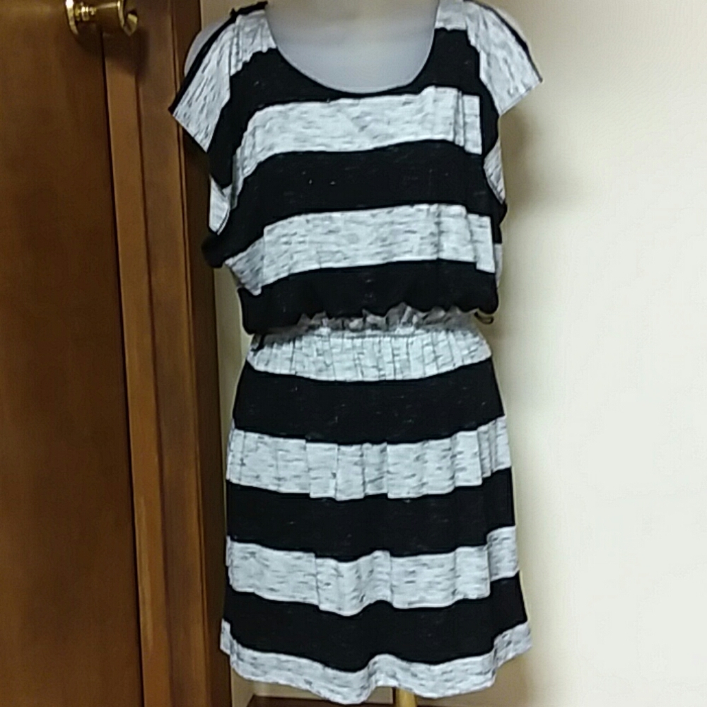 Adult tank sleeves mini dress